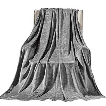 Elegant Comfort Solid Throw Blanket 50 X 60