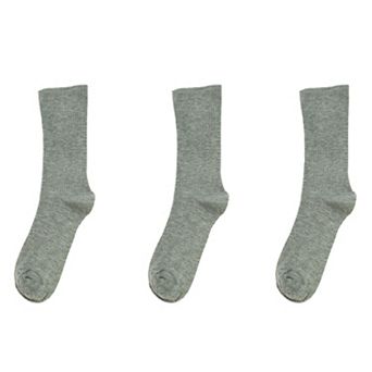 Wide Calf Crew Socks For Women Classic Colors And Luxurious 3 Pair