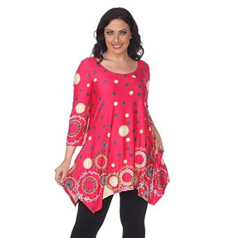 Plus Size Printed Tunic Top