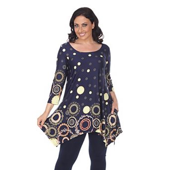 Plus Size Printed Tunic Top