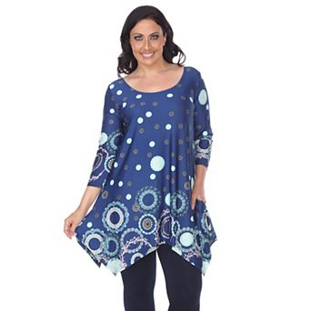 Plus Size Printed Tunic Top