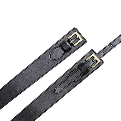 London Fog Leather Waist Belt