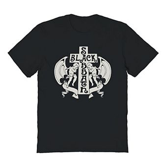 Men's Black Sabbath Cherub Cross Graphic Tee