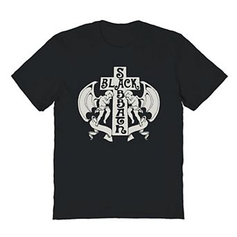 Men's Black Sabbath Cherub Cross Graphic Tee