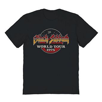 Men's Black Sabbath Tour 1975 Graphic Tee