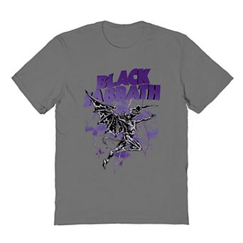 Men's Black Sabbath Henry Lightning Purple Graphic Tee
