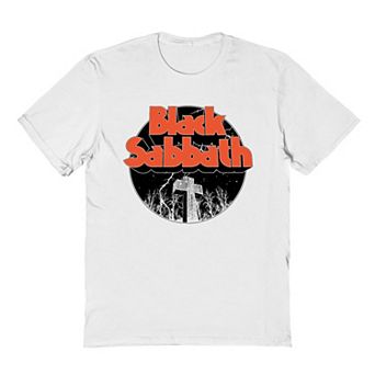Men's Black Sabbath Cross Graveyard Graphic Tee