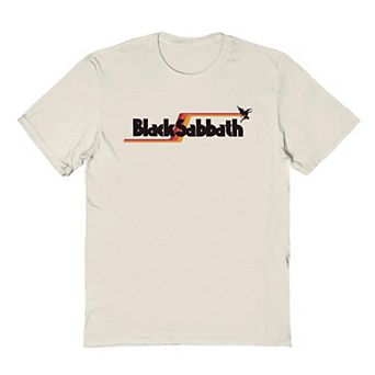 Men's Black Sabbath Retro Henry Logo Graphic Tee