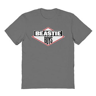 Men's Beastie Boys Logo Black White Red Graphic Tee