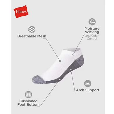 Men's Socks X-Temp Cushioned No Show Socks, 12-Pack