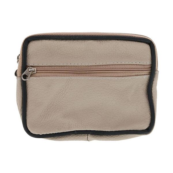 Wholesale YF-002 Crocodile Texture Mini Wallet Clutch Bag PU Leather Coin Purse Zipper Pocket Cash Change Pouch With Hand Strap - Black