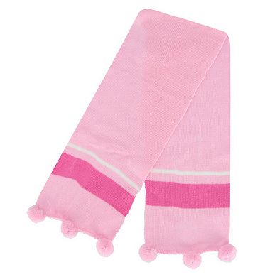 Heat Trendz Girl's One Size Fits Most Flower Hat Gloves and Scarf Winter Set