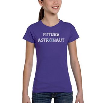 Future Astronaut - Girl's Word Art T-shirt