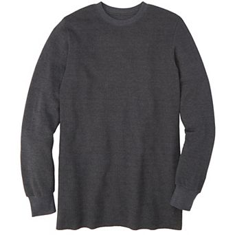 KingSize Men's Big & Tall Heavyweight Thermal Underwear Crewneck Tee