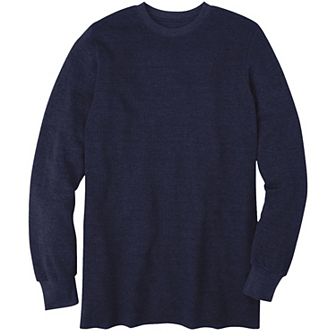 KingSize Men's Big & Tall Heavyweight Thermal Underwear Crewneck Tee