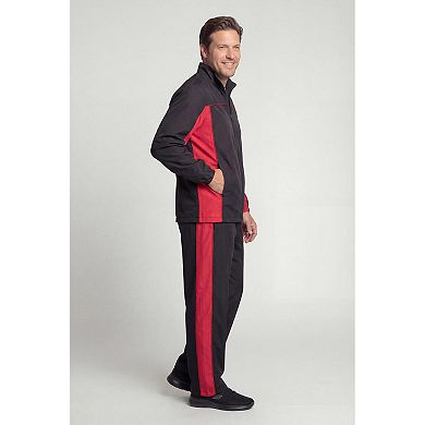 KingSize Men's Big & Tall Long Sleeve Colorblock Tracksuit