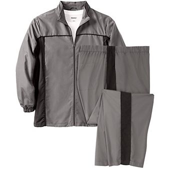 KingSize Men's Big & Tall Long Sleeve Colorblock Tracksuit