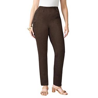 Roaman's Women's Plus Size Tall Easy-Wear Straight Leg Jean