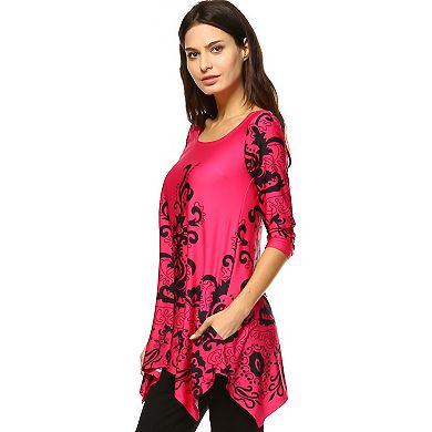 Women's Printed Tunic Top