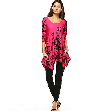 Women's Printed Tunic Top