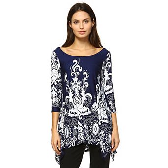 Women's Printed Tunic Top