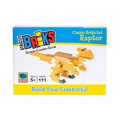 Classic Bricks Dinosaur Building Set - Raptor - 111 Pieces