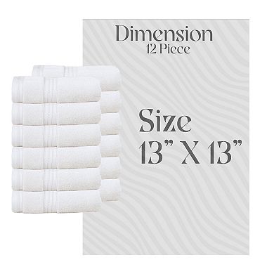 Home Weavers Elegance Essentials 100% Cotton Zero Twist Bath Towel Set (Set of 2) - 27"x54"