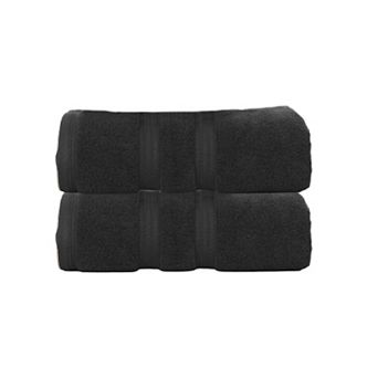 Home Weavers Elegance Essentials 100% Cotton Zero Twist Bath Towel Set (Set of 2) - 27"x54"