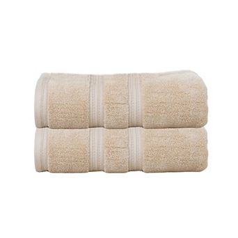 Home Weavers Elegance Essentials 100% Cotton Zero Twist Bath Towel Set (Set of 2) - 27"x54"