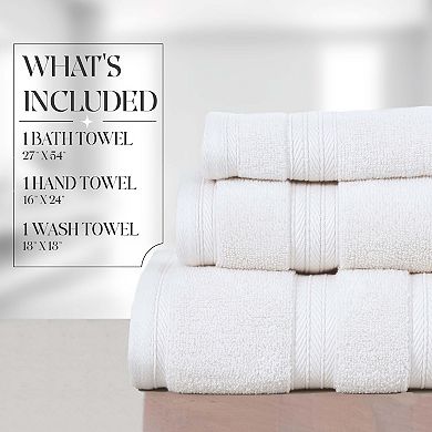Home Weavers Elegance Essentials 100% Cotton Towel Set