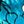 Deep Turquoise Tie Dye