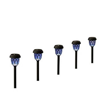 BrylaneHome Solar Pathway Lights, Set Of 10