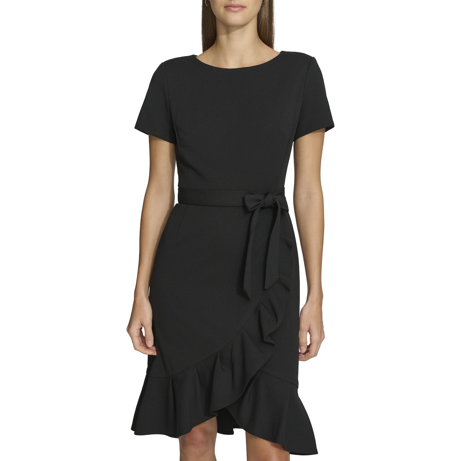 Женские платья Andrew Marc Flounce Hem Mini Dress