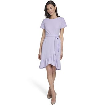 Women's Andrew Marc Flounce Hem Mini Dress