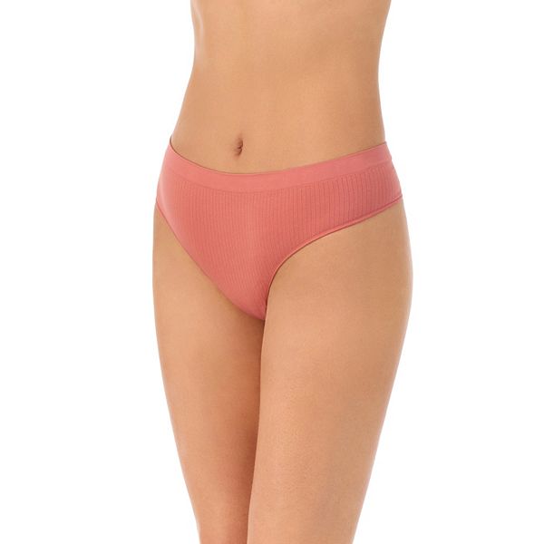 Juniors' SO® Seamless Thong Panty ZG01U475R - Desert Sand (SMALL)