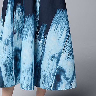 Women's Simply Vera Vera Wang Mixed Media Maxi Dress