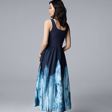 Women's Simply Vera Vera Wang Mixed Media Maxi Dress
