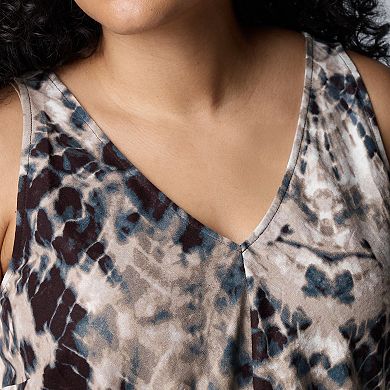Plus Size Simply Vera Vera Wang V-Neck Maxi Dress
