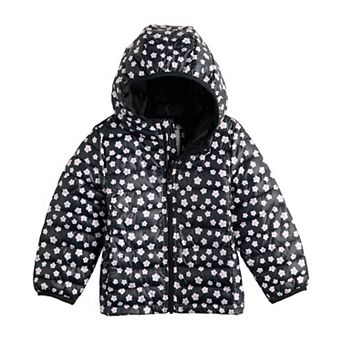 Baby & Toddler Girls Jumping Beans® Floral Print Hooded Puffer Jacket