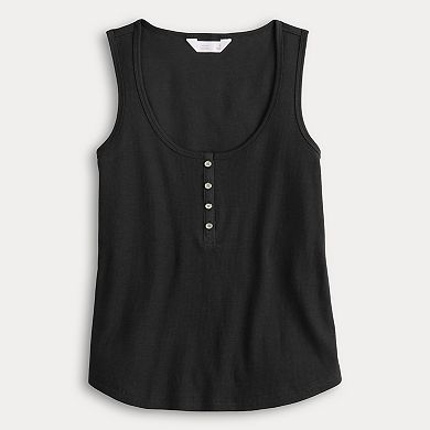 Women's LC Lauren Conrad Henley Tank Top