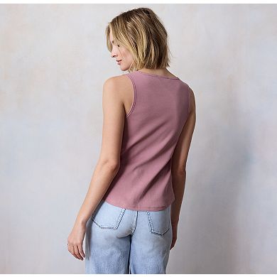 Women's LC Lauren Conrad Henley Tank Top