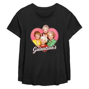 Plus Size The Golden Girls Galentine's Flowy Graphic Tee