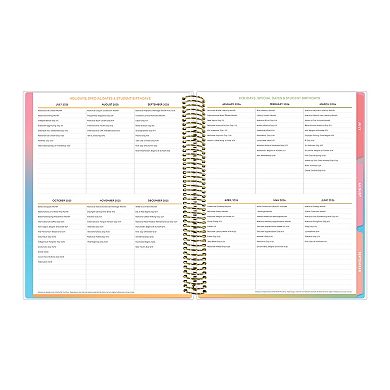 TeachWell Rainbow 8.5" x 11" Weekly & Monthly Academic Year Teacher Planner