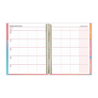 TeachWell Rainbow 8.5" x 11" Weekly & Monthly Academic Year Teacher Planner