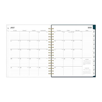 BLUE SKY Daily Monthly Academic Year 2025-2026 Planning Calendar