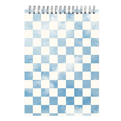 BLUE SKY Cloud Check Top Wirebound Notebook