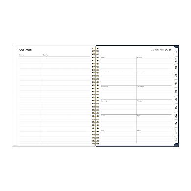 BLUE SKY 2025-2026 Weekly Monthly Academic Year Planning Calendar