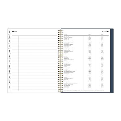 BLUE SKY 2025-2026 Weekly Monthly Academic Year Planning Calendar