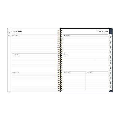 BLUE SKY 2025-2026 Weekly Monthly Academic Year Planning Calendar