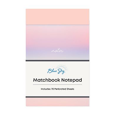 BLUE SKY Rainbow Matchbook Notebook
